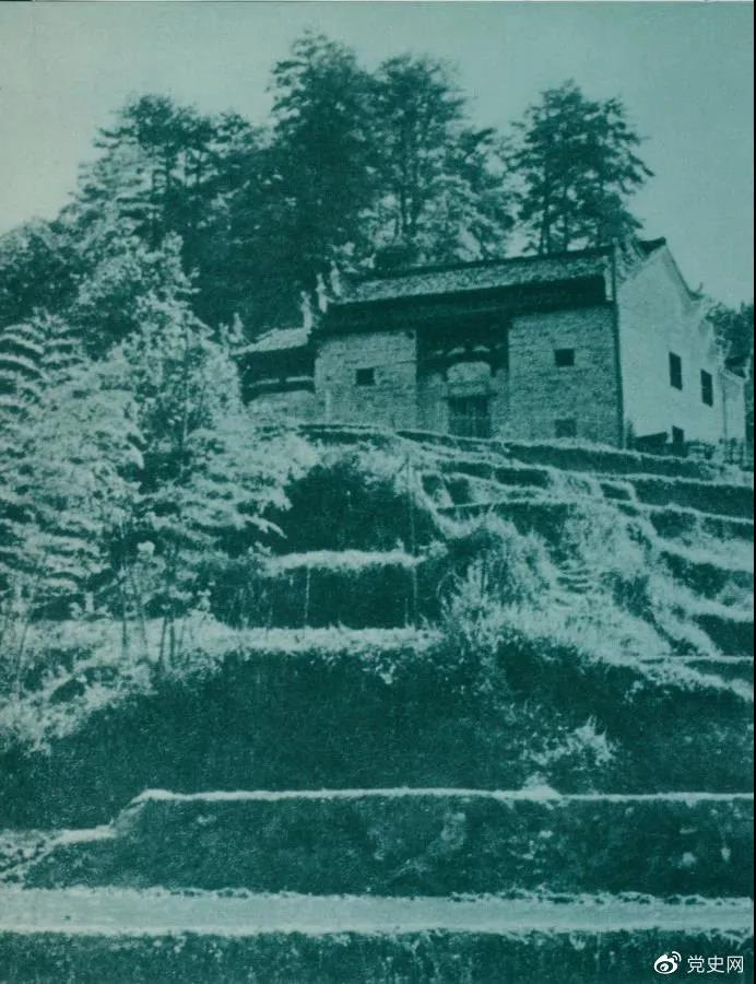 1928年5月，湘贛邊界工農(nóng)兵蘇維埃政府在寧岡茅坪成立。圖為湘贛邊界工農(nóng)兵蘇維埃政府舊址。